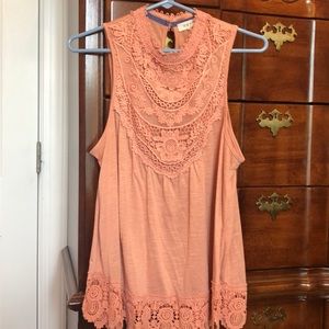 Bohemian Taylor & Sage Sleeveless Top Size XL